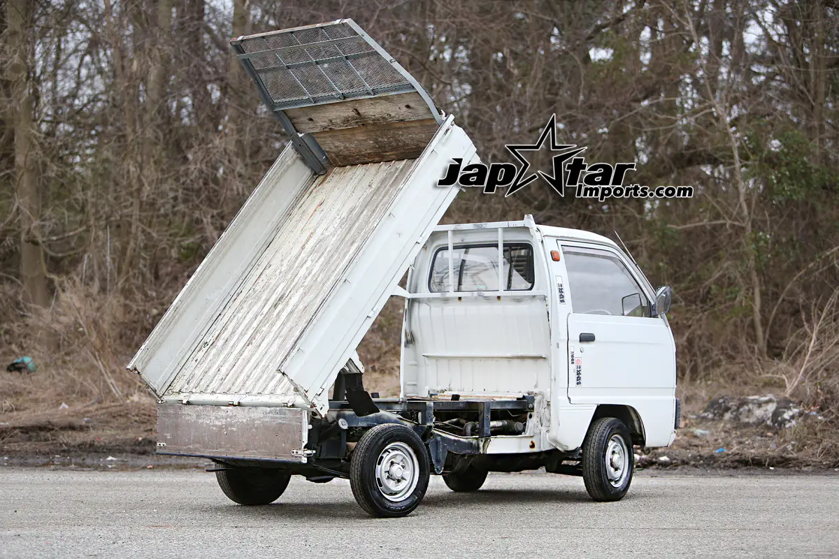 1988 Suzuki Carry Dump, a Kei Truck, for sale at Street Legal Mini Trucks in Philadelphia, PA (photo 3 of 6)