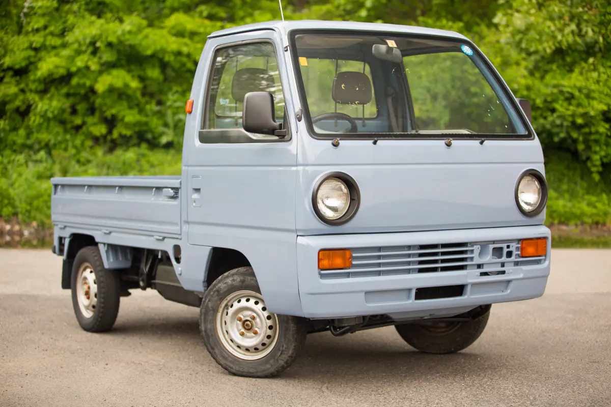 1989 Honda Acty Attack, a blue Kei Truck, for sale at Street Legal Mini Trucks in Philadelphia, PA (photo 10 of 12)