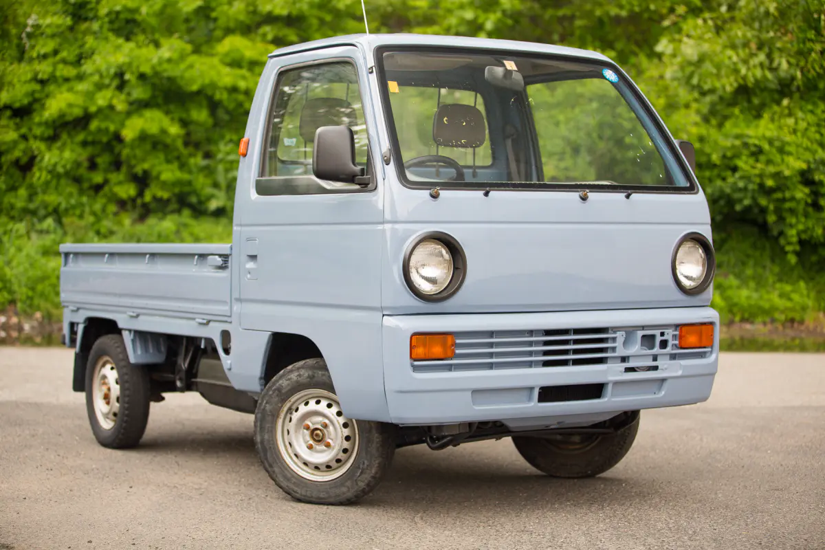 1989 Honda Acty Attack, a blue Kei Truck, for sale at Street Legal Mini Trucks in Philadelphia, PA (photo 11 of 12)