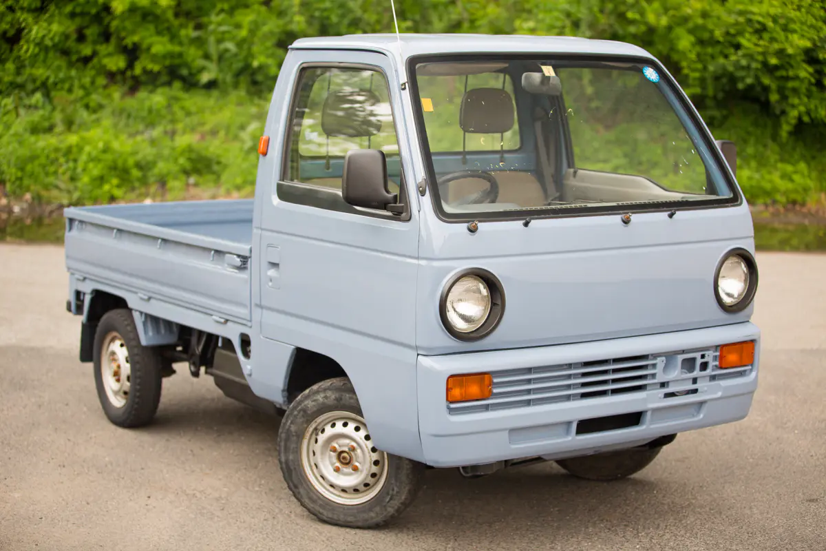 1989 Honda Acty Attack, a blue Kei Truck, for sale at Street Legal Mini Trucks in Philadelphia, PA (photo 8 of 12)