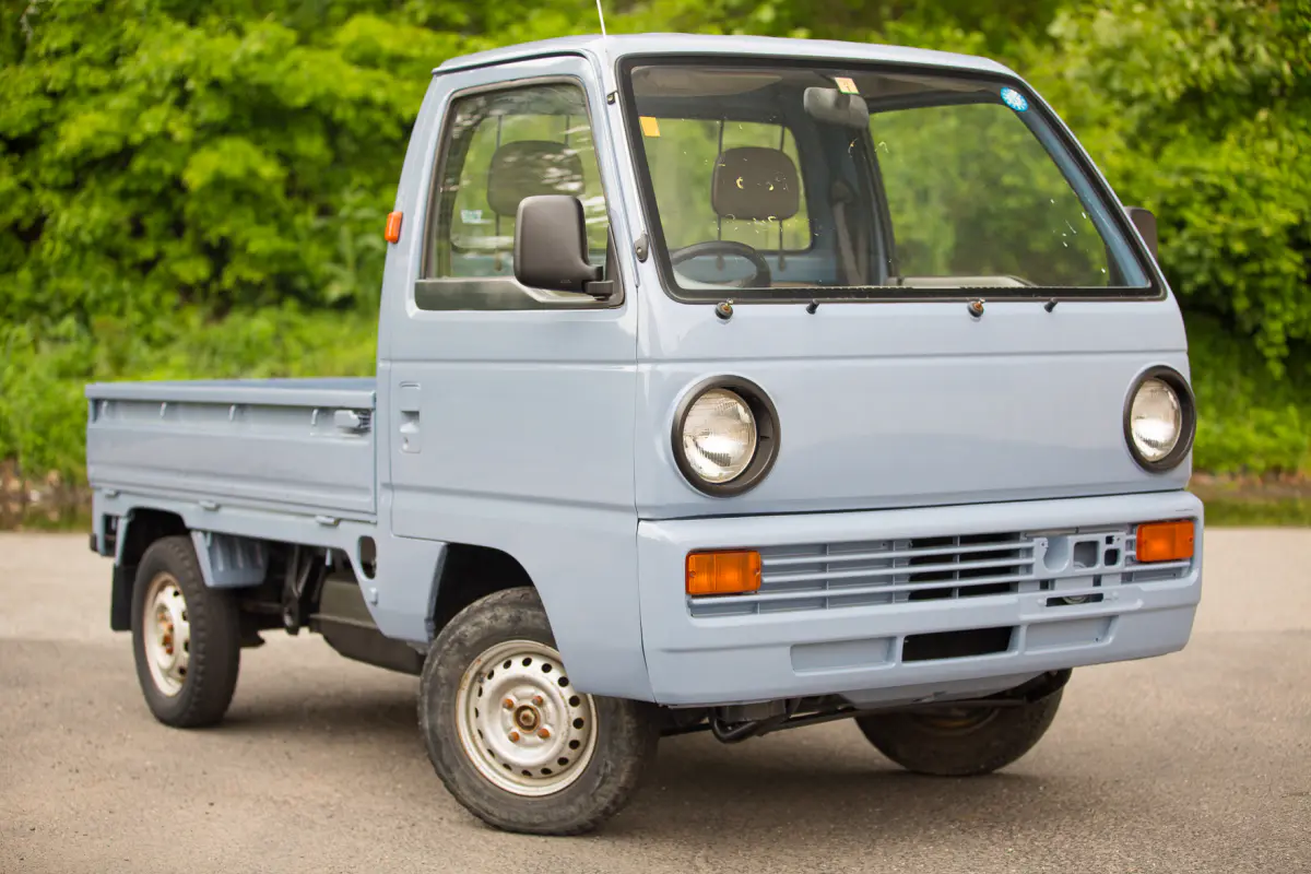 1989 Honda Acty Attack, a blue Kei Truck, for sale at Street Legal Mini Trucks in Philadelphia, PA (photo 9 of 12)