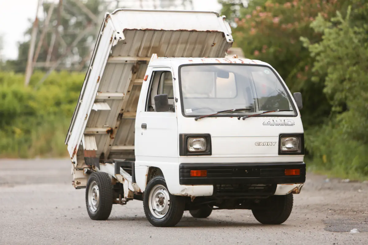 1989 Suzuki Carry Dump, a Kei Truck, for sale at Street Legal Mini Trucks in Philadelphia, PA (photo 2 of 12)