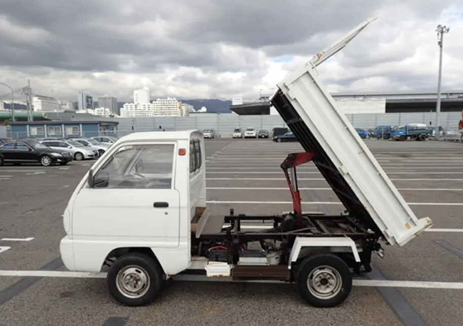 1990 Suzuki Carry Dump, a Kei Truck, for sale at Street Legal Mini Trucks in Philadelphia, PA (photo 1 of 12)