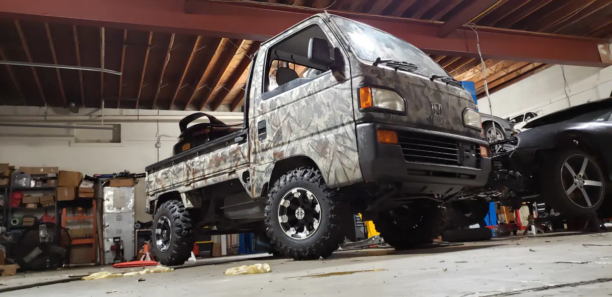1991 Honda Acty ATACK 4WD, a Kei Truck, for sale at Street Legal Mini Trucks in Philadelphia, PA (photo 3 of 12)