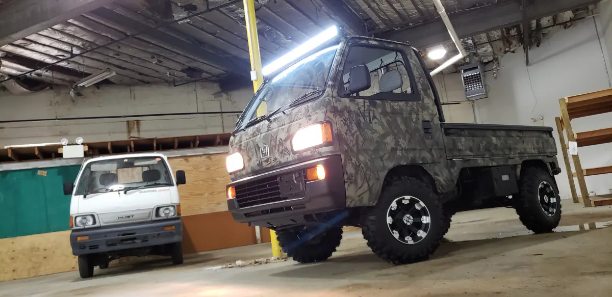1991 Honda Acty ATACK 4WD, a Kei Truck, for sale at Street Legal Mini Trucks in Philadelphia, PA (photo 5 of 12)
