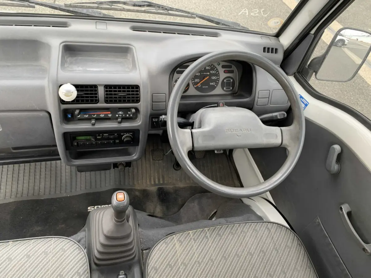 1991 Subaru Sambar, 4WD + AC, a Kei Truck, for sale at Sunshine Imports in Austin, TX (photo 8 of 11)