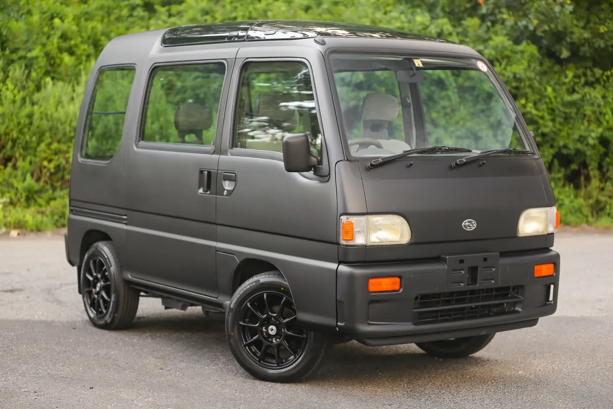 1991 Subaru Sambar Van Supercharged, a Kei Van, for sale at Street Legal Mini Trucks in Philadelphia, PA (photo 1 of 12)