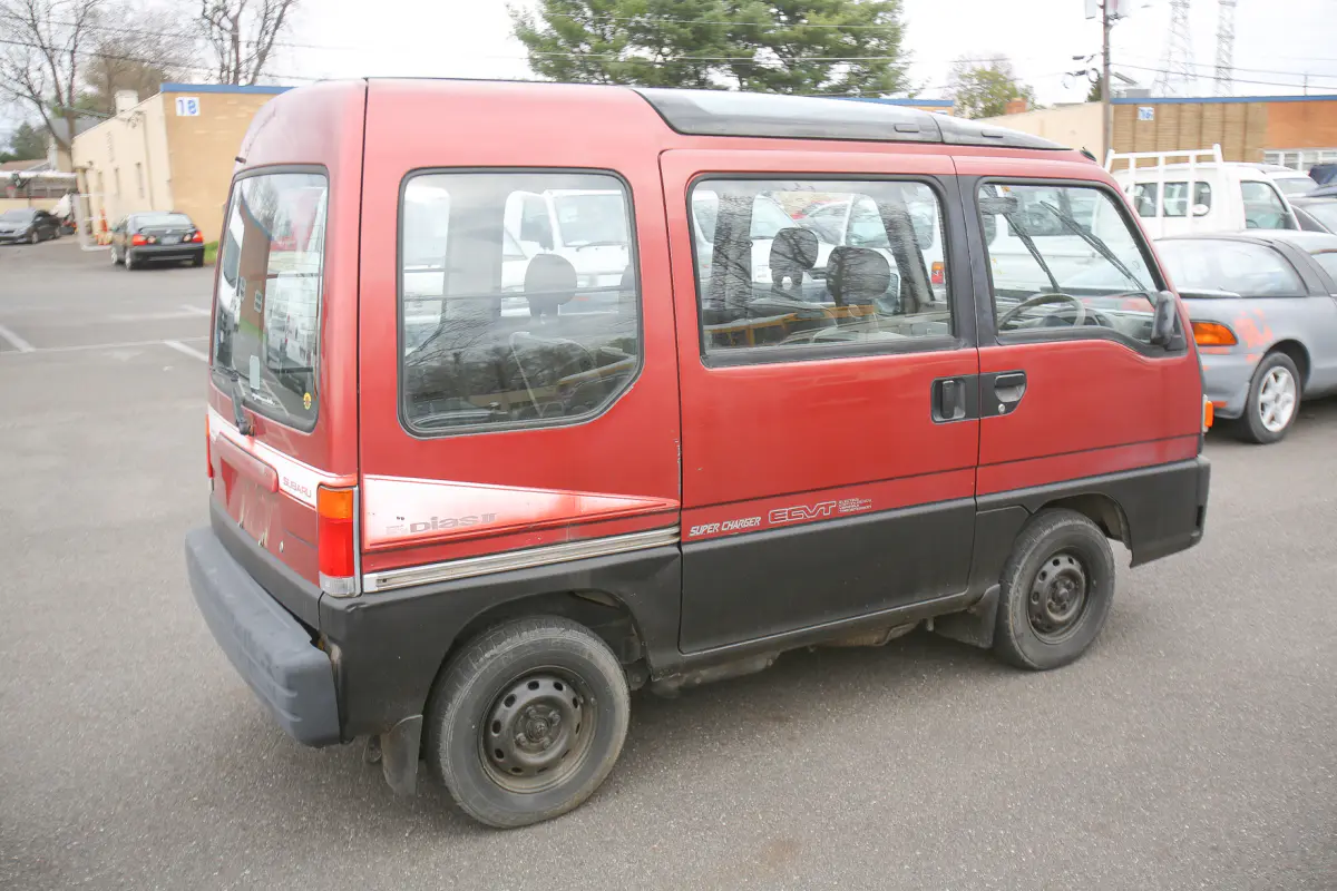 1991 Subaru Sambar Van Supercharged, a Kei Van, for sale at Street Legal Mini Trucks in Philadelphia, PA (photo 4 of 12)