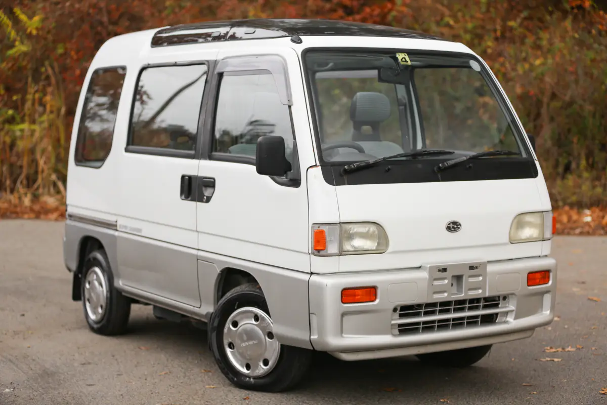1991 Subaru Sambar Van Supercharger, a Kei Van, for sale at Street Legal Mini Trucks in Philadelphia, PA (photo 1 of 12)