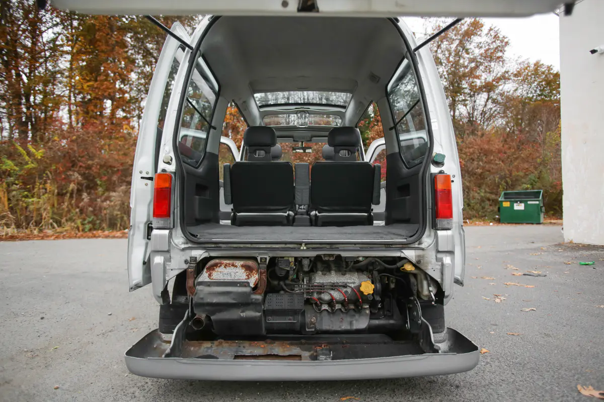 1991 Subaru Sambar Van Supercharger, a Kei Van, for sale at Street Legal Mini Trucks in Philadelphia, PA (photo 5 of 12)