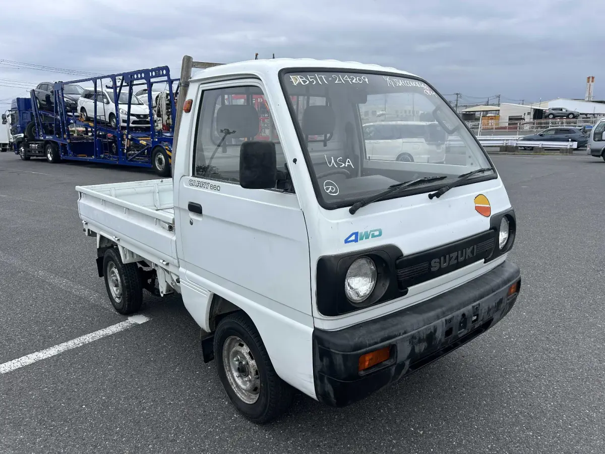 1991 Suzuki Carry, 4WD + Diff Lock, a Kei Truck, for sale at Sunshine Imports in Austin, TX (photo 1 of 12)