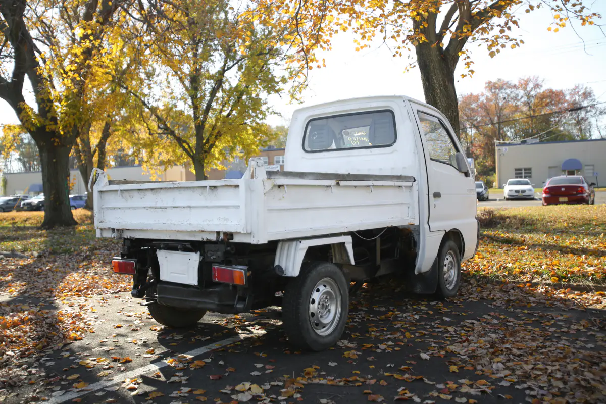 1991 Suzuki Carry Dump, a Kei Truck, for sale at Street Legal Mini Trucks in Philadelphia, PA (photo 2 of 9)