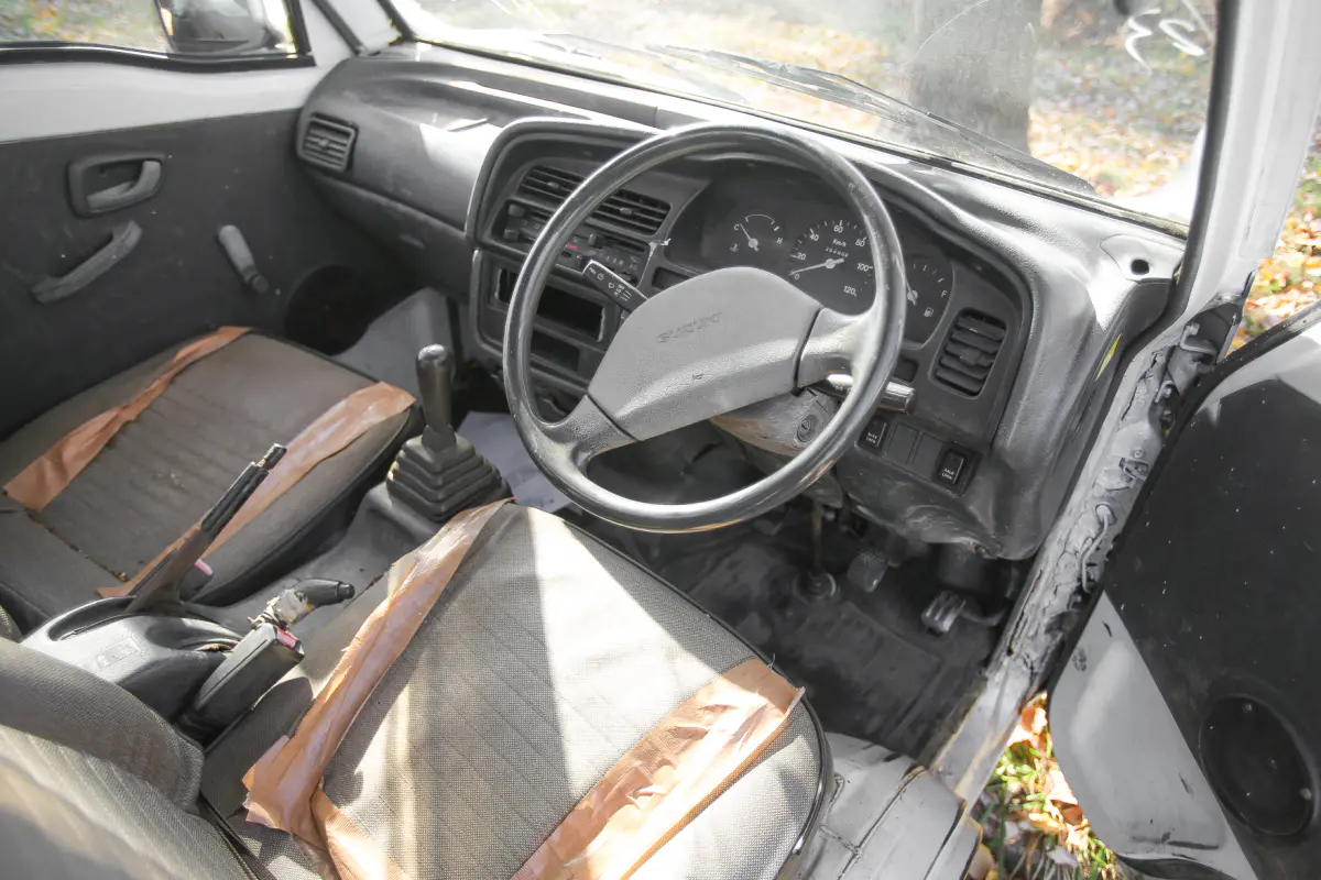 1991 Suzuki Carry Dump, a Kei Truck, for sale at Street Legal Mini Trucks in Philadelphia, PA (photo 3 of 9)