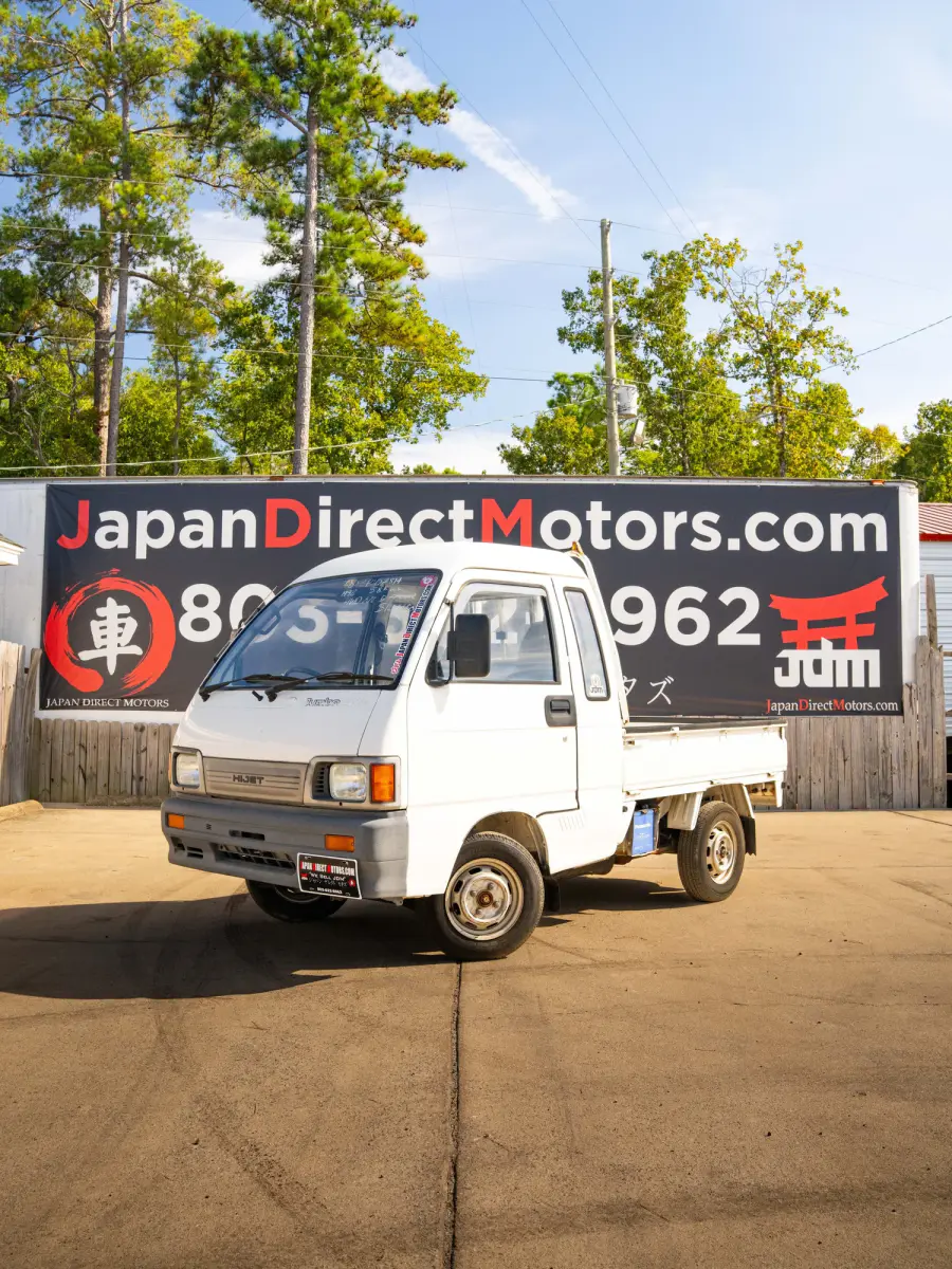 1992 Daihatsu Hijet Jumbo, a white Kei Truck, for sale at Japan Direct Motors in Irmo, SC (photo 1 of 12)