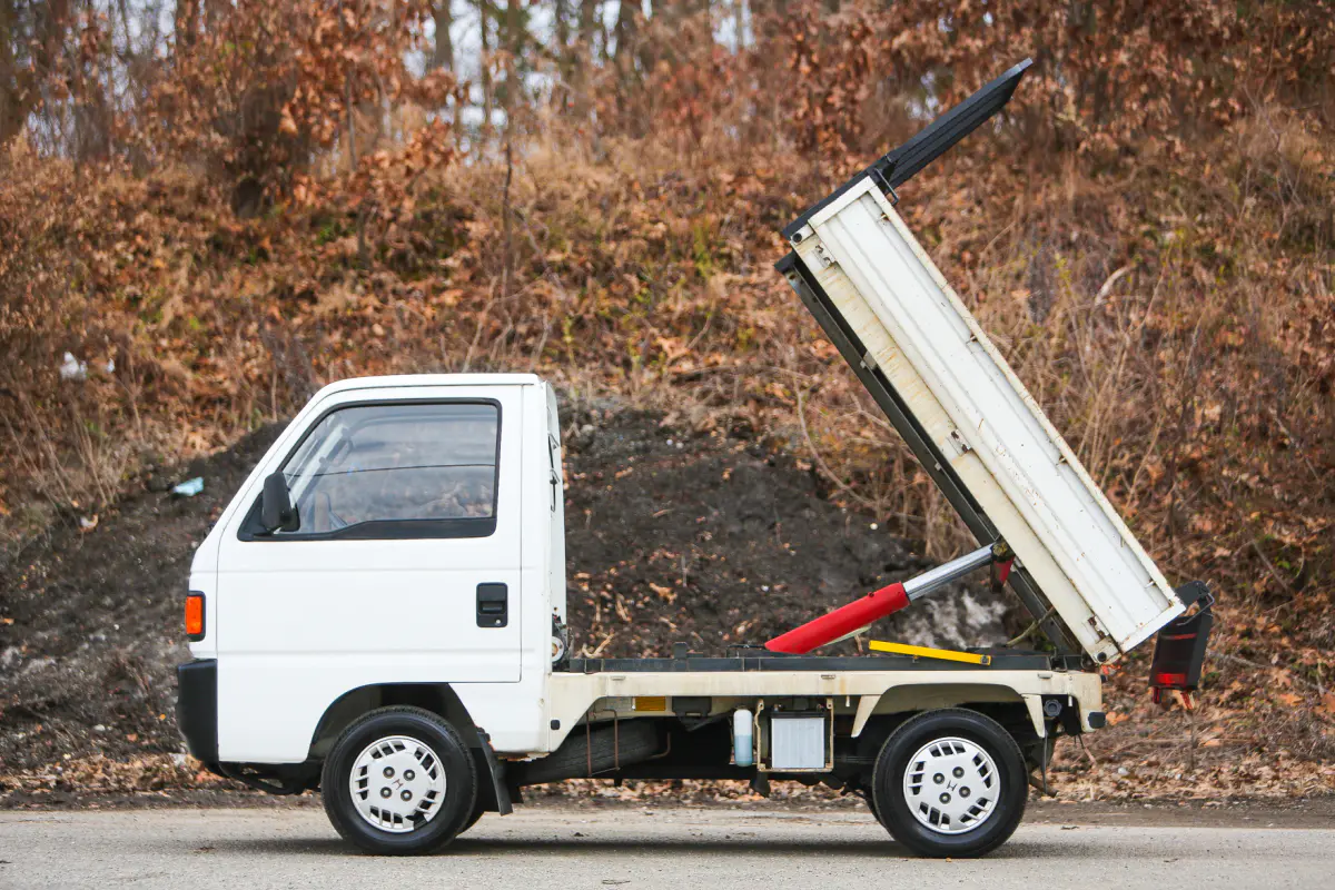 1993 Honda Acty Dump, a Kei Truck, for sale at Street Legal Mini Trucks in Philadelphia, PA (photo 3 of 12)