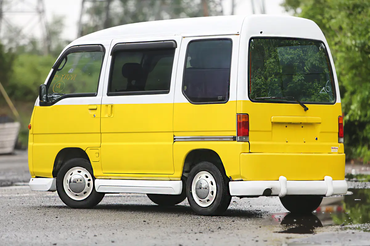 1993 Subaru Sambar VW Van, a Kei Van, for sale at Street Legal Mini Trucks in Philadelphia, PA (photo 3 of 6)