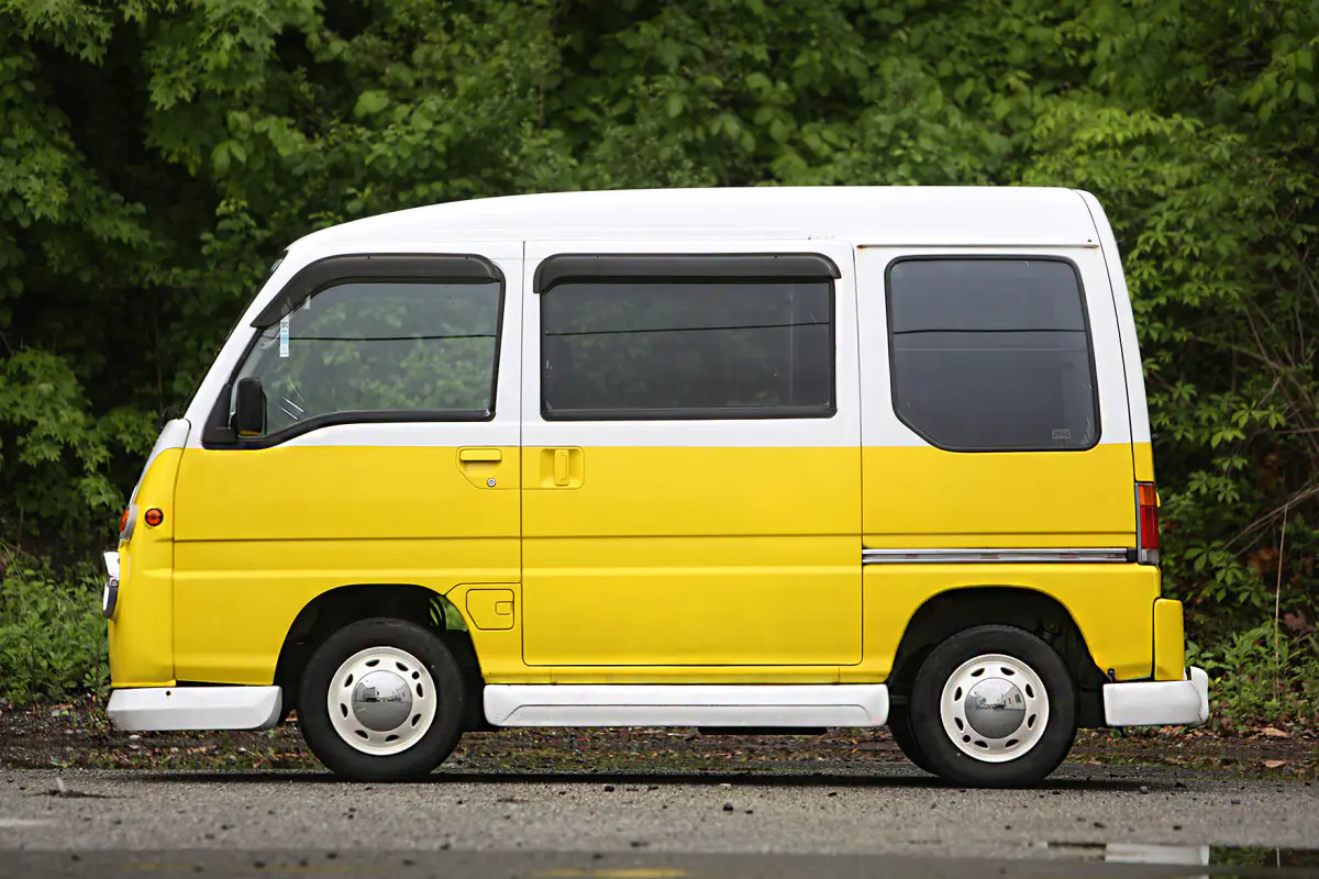 1993 Subaru Sambar VW Van, a Kei Van, for sale at Street Legal Mini Trucks in Philadelphia, PA (photo 4 of 6)