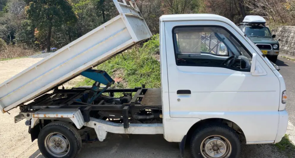 1993 Suzuki Carry Dump, a Kei Truck, for sale at Street Legal Mini Trucks in Philadelphia, PA (photo 1 of 9)