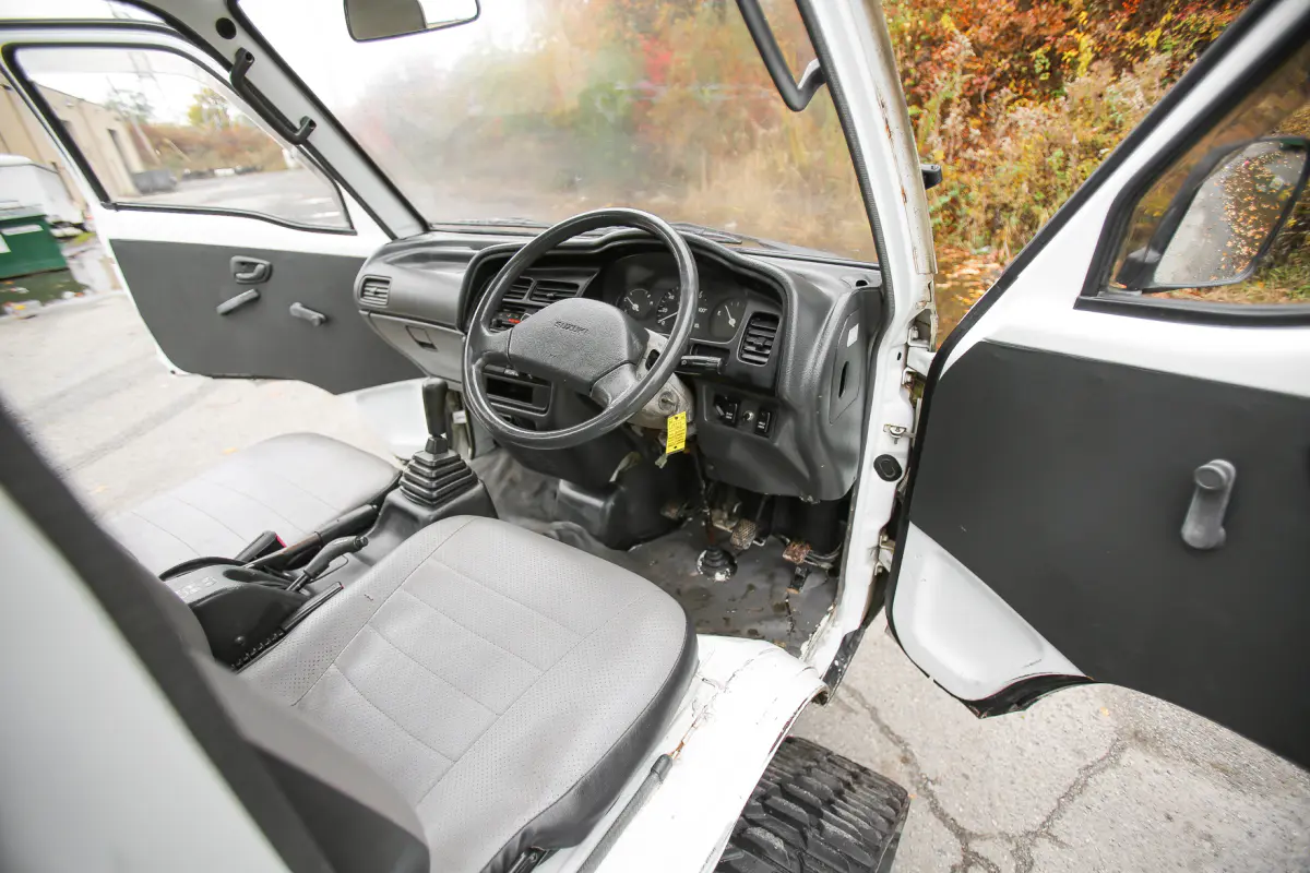 1993 Suzuki Carry with Tracks, a Kei Truck, for sale at Street Legal Mini Trucks in Philadelphia, PA (photo 3 of 12)