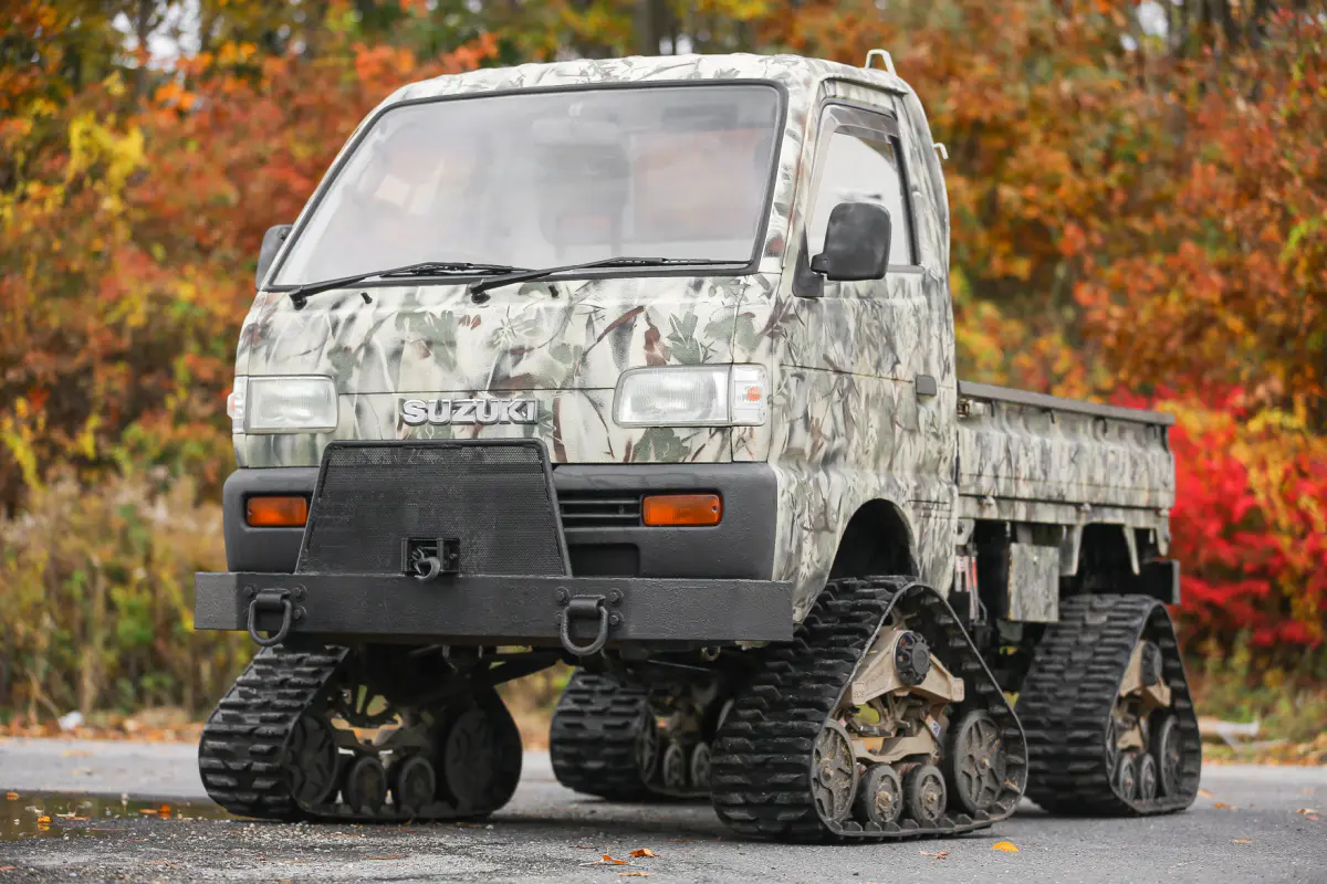 1993 Suzuki Carry with Tracks, a Kei Truck, for sale at Street Legal Mini Trucks in Philadelphia, PA (photo 6 of 12)