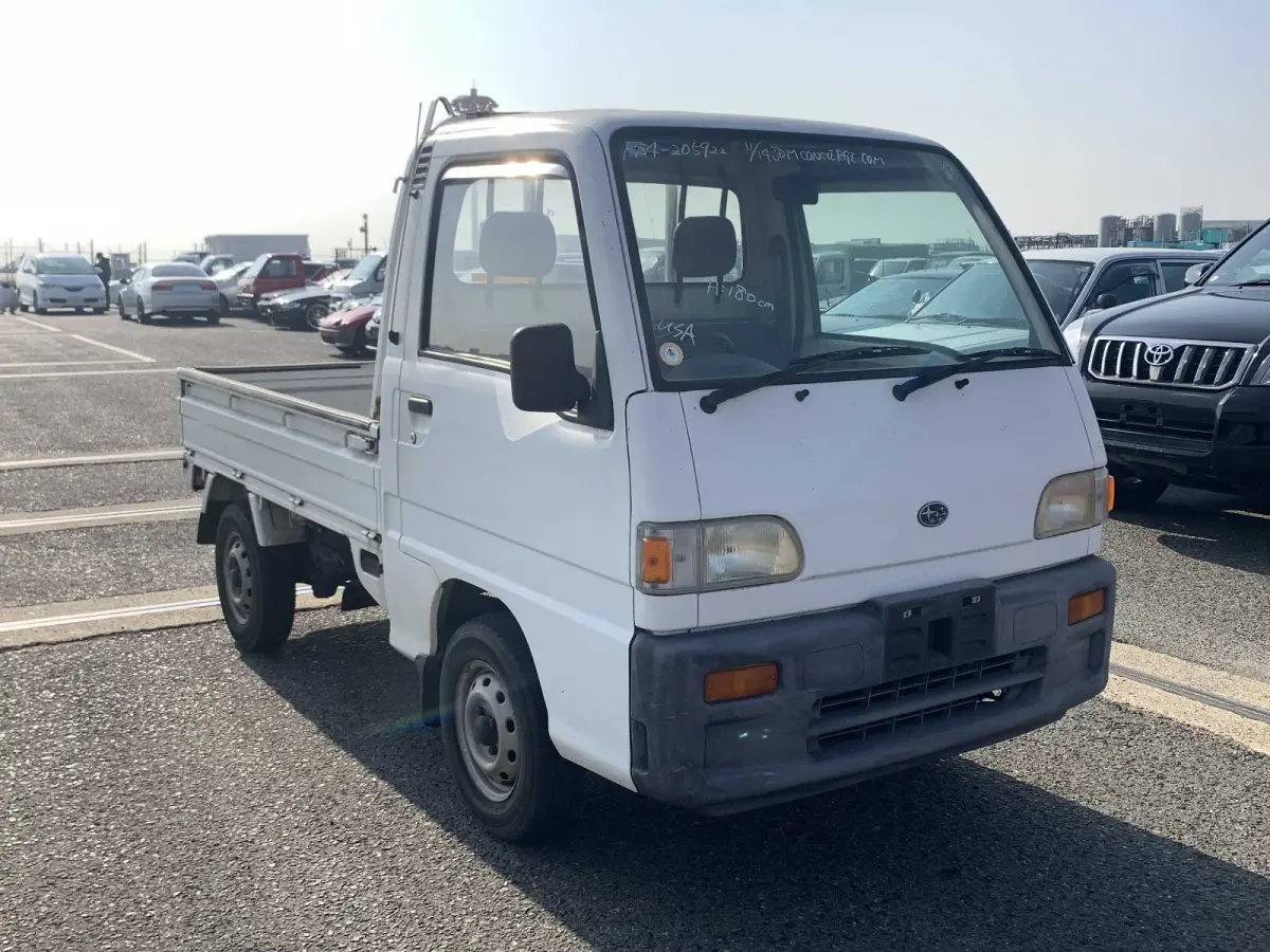 1994 Subaru Sambar, 4WD + AC, a Kei Truck, for sale at Sunshine Imports in Austin, TX (photo 1 of 11)