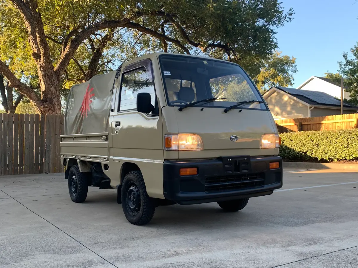 1994 Subaru Sambar, AC, a Kei Truck, for sale at Sunshine Imports in Austin, TX (photo 1 of 12)