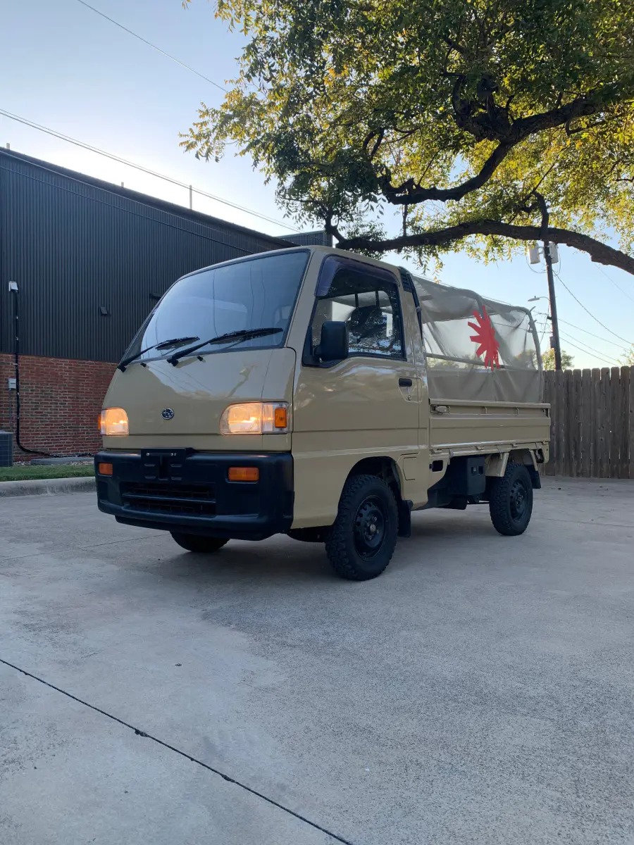 1994 Subaru Sambar, AC, a Kei Truck, for sale at Sunshine Imports in Austin, TX (photo 2 of 12)