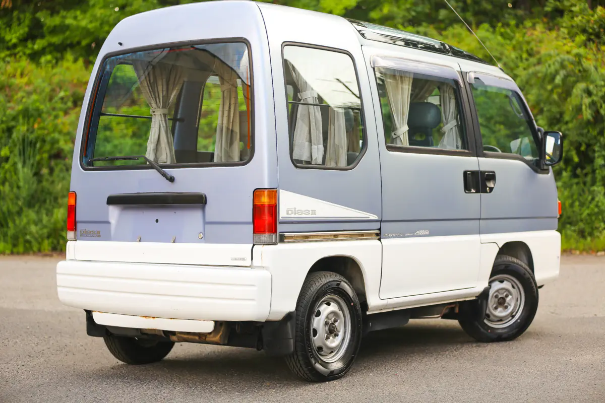 1994 Subaru Sambar Dias Supercharged, a Kei Van, for sale at Street Legal Mini Trucks in Philadelphia, PA (photo 3 of 11)