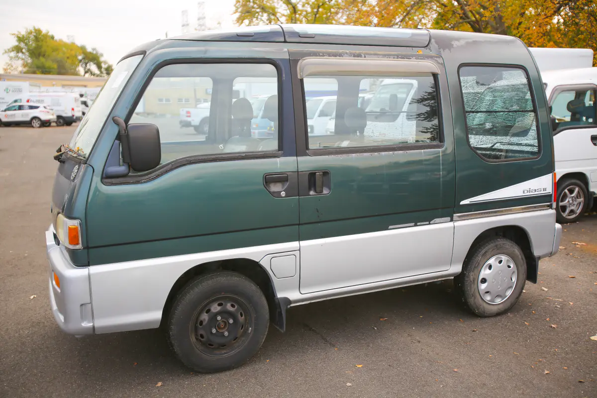 1994 Subaru Sambar Supercharged, a Kei Van, for sale at Street Legal Mini Trucks in Philadelphia, PA (photo 4 of 12)