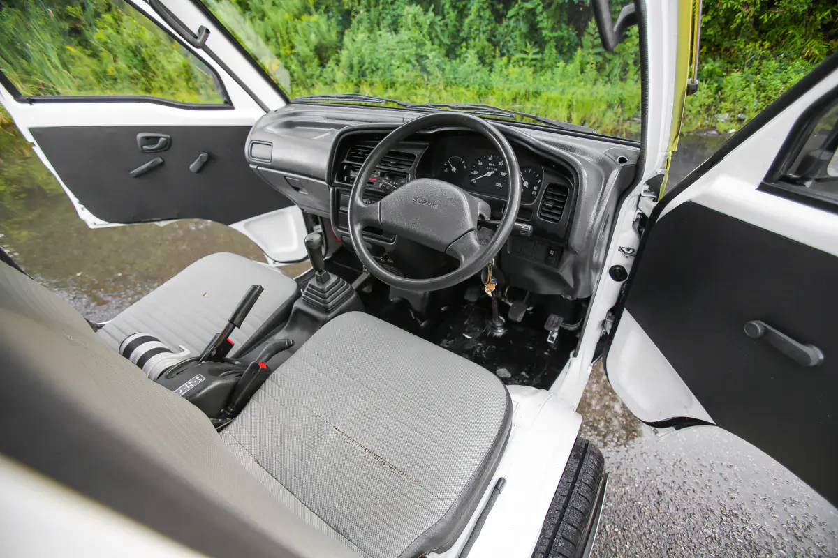 1994 Suzuki Carry, a yellow Kei Truck, for sale at Street Legal Mini Trucks in Philadelphia, PA (photo 3 of 12)