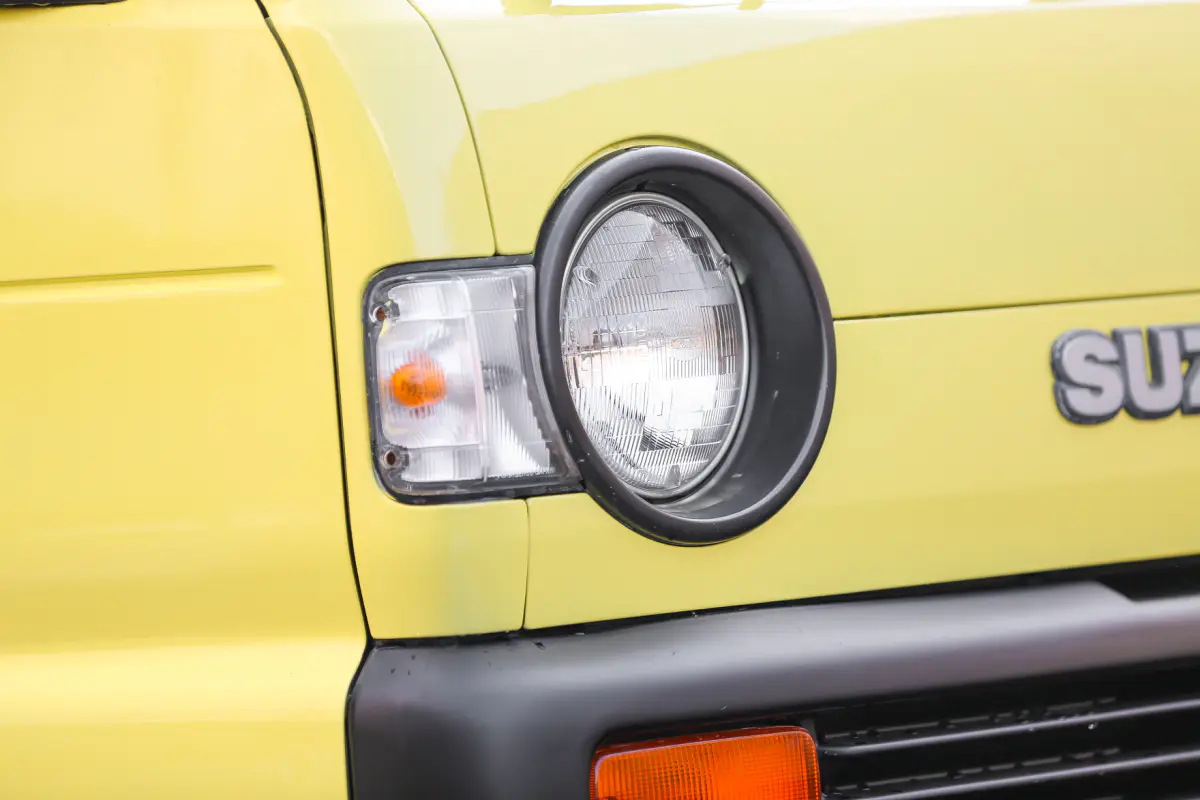 1994 Suzuki Carry, a yellow Kei Truck, for sale at Street Legal Mini Trucks in Philadelphia, PA (photo 8 of 12)