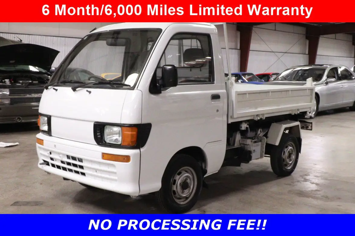1995 Daihatsu Hijet 4x4 Kei Truck, front three-quarter view, for sale at Duncan Imports in Christiansburg, VA