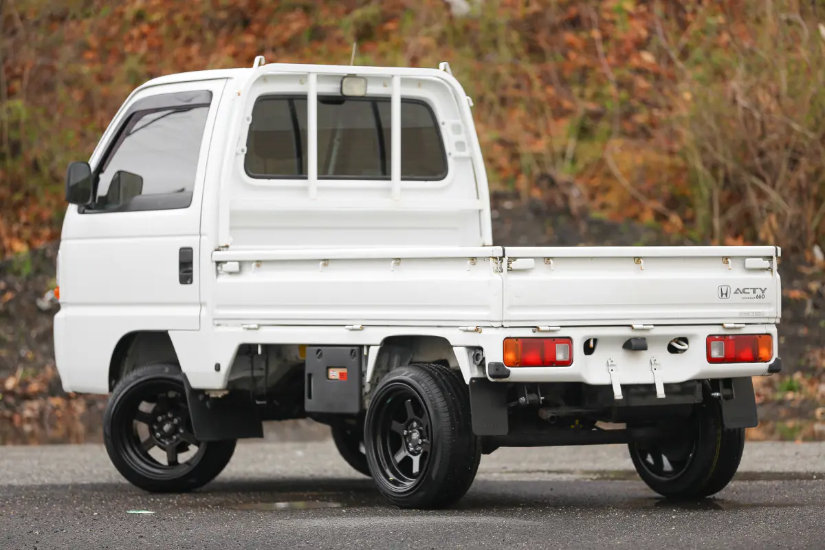 1995 Honda Acty Town, a black Kei Truck, for sale at Street Legal Mini Trucks in Philadelphia, PA (photo 2 of 12)