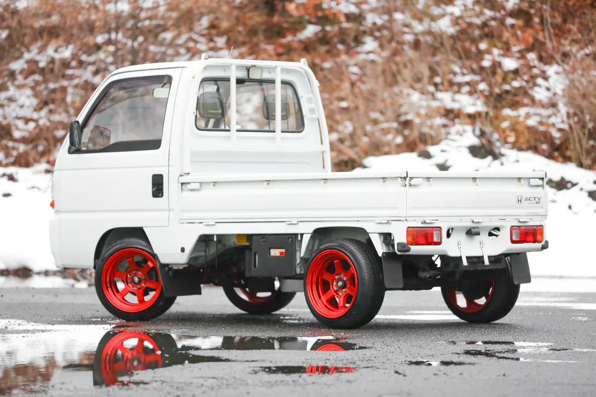 1995 Honda Acty Town, a black Kei Truck, for sale at Street Legal Mini Trucks in Philadelphia, PA (photo 3 of 12)