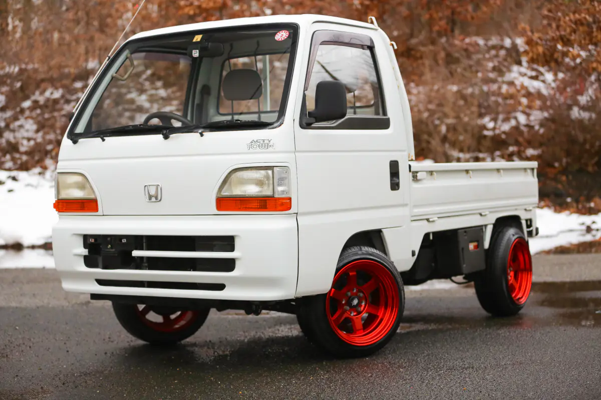 1995 Honda Acty Town, a black Kei Truck, for sale at Street Legal Mini Trucks in Philadelphia, PA (photo 5 of 12)