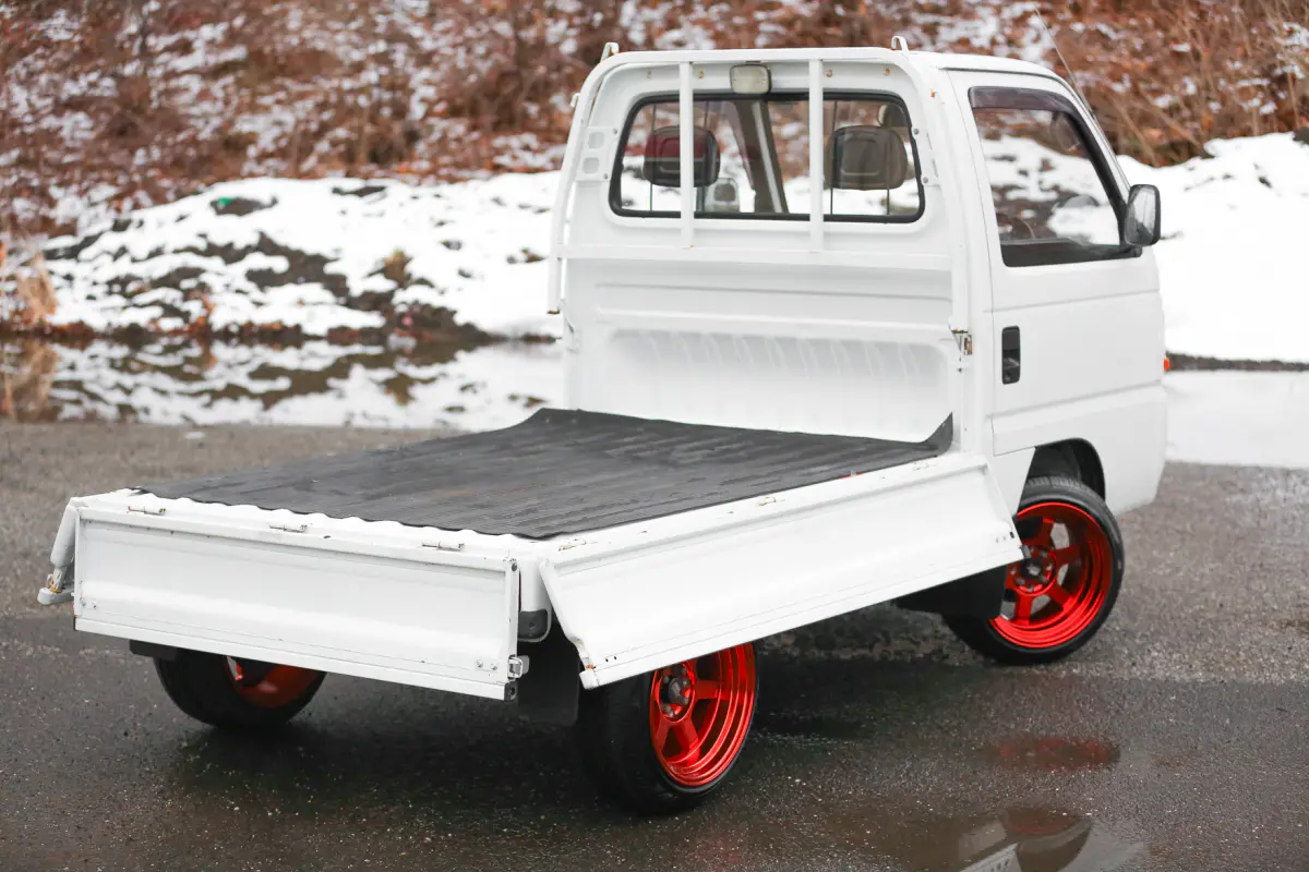 1995 Honda Acty Town, a black Kei Truck, for sale at Street Legal Mini Trucks in Philadelphia, PA (photo 6 of 12)