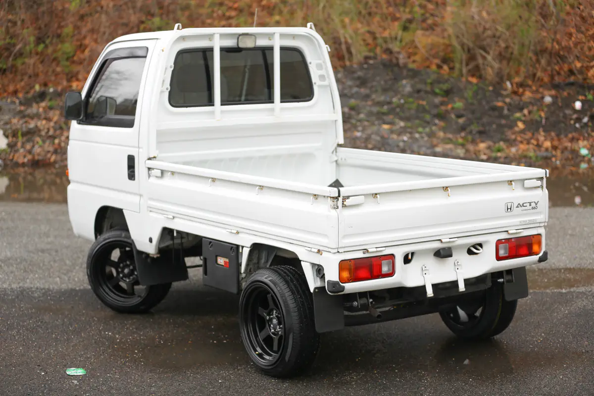 1995 Honda Acty Town, a black Kei Truck, for sale at Street Legal Mini Trucks in Philadelphia, PA (photo 7 of 12)