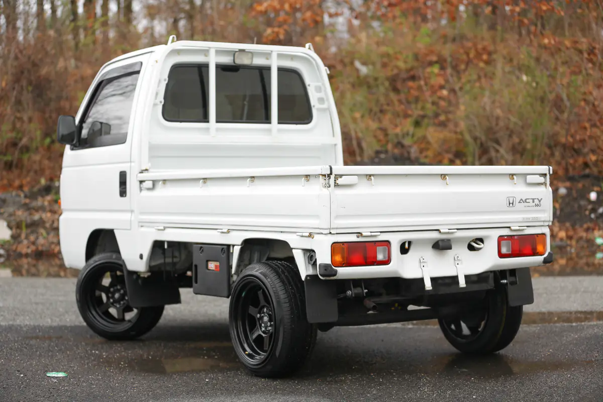 1995 Honda Acty Town, a black Kei Truck, for sale at Street Legal Mini Trucks in Philadelphia, PA (photo 8 of 12)