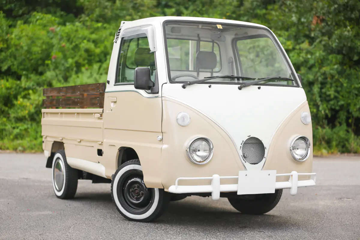 1995 Subaru Sambar 4WD, a Kei Truck, for sale at Street Legal Mini Trucks in Philadelphia, PA (photo 2 of 12)