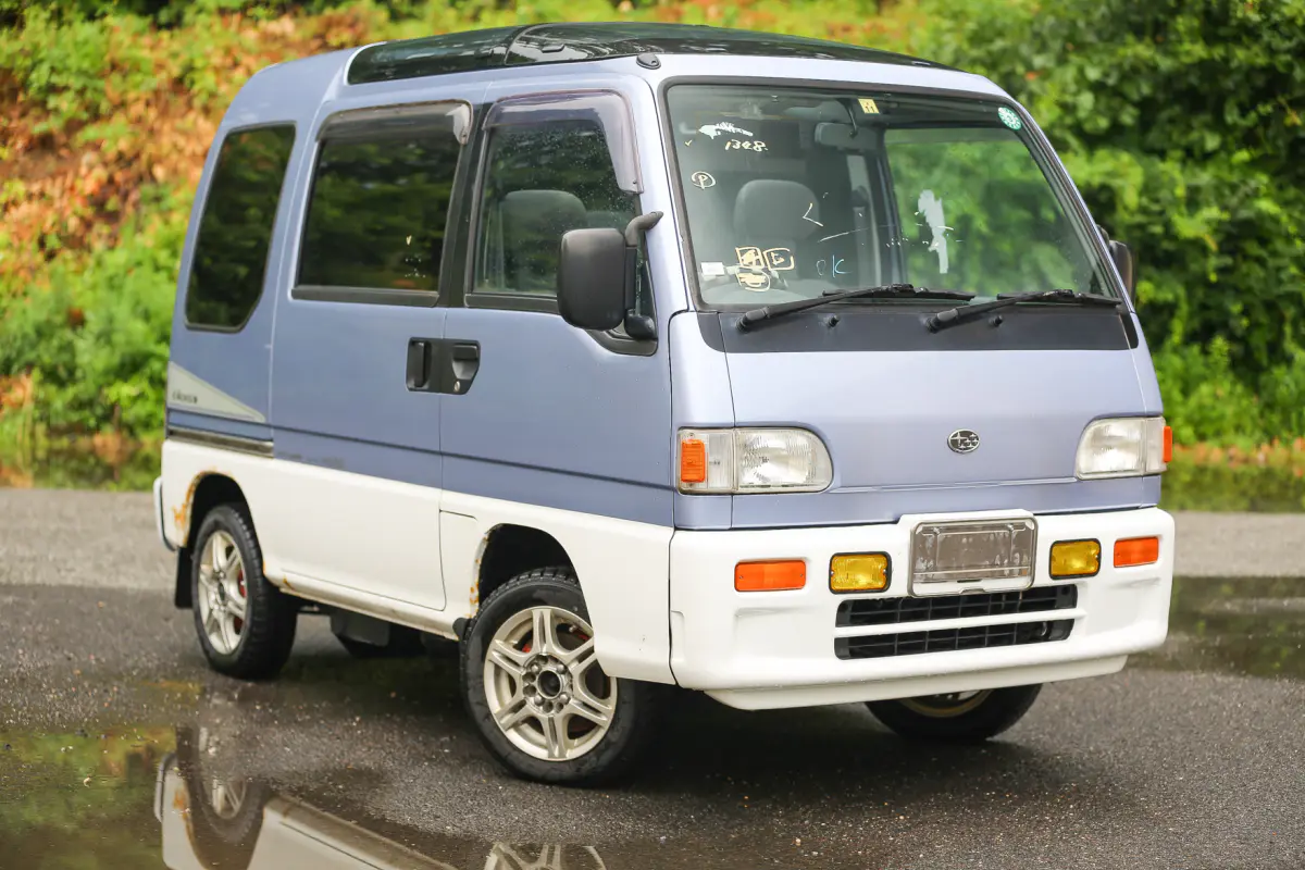1995 Subaru Sambar Dias Supercharged, a Kei Van, for sale at Street Legal Mini Trucks in Philadelphia, PA (photo 1 of 12)