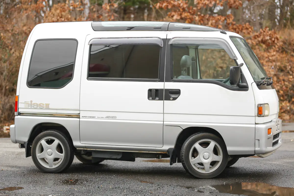 1995 Subaru Sambar Diaz II Supercharged, a Kei Van, for sale at Street Legal Mini Trucks in Philadelphia, PA (photo 2 of 12)