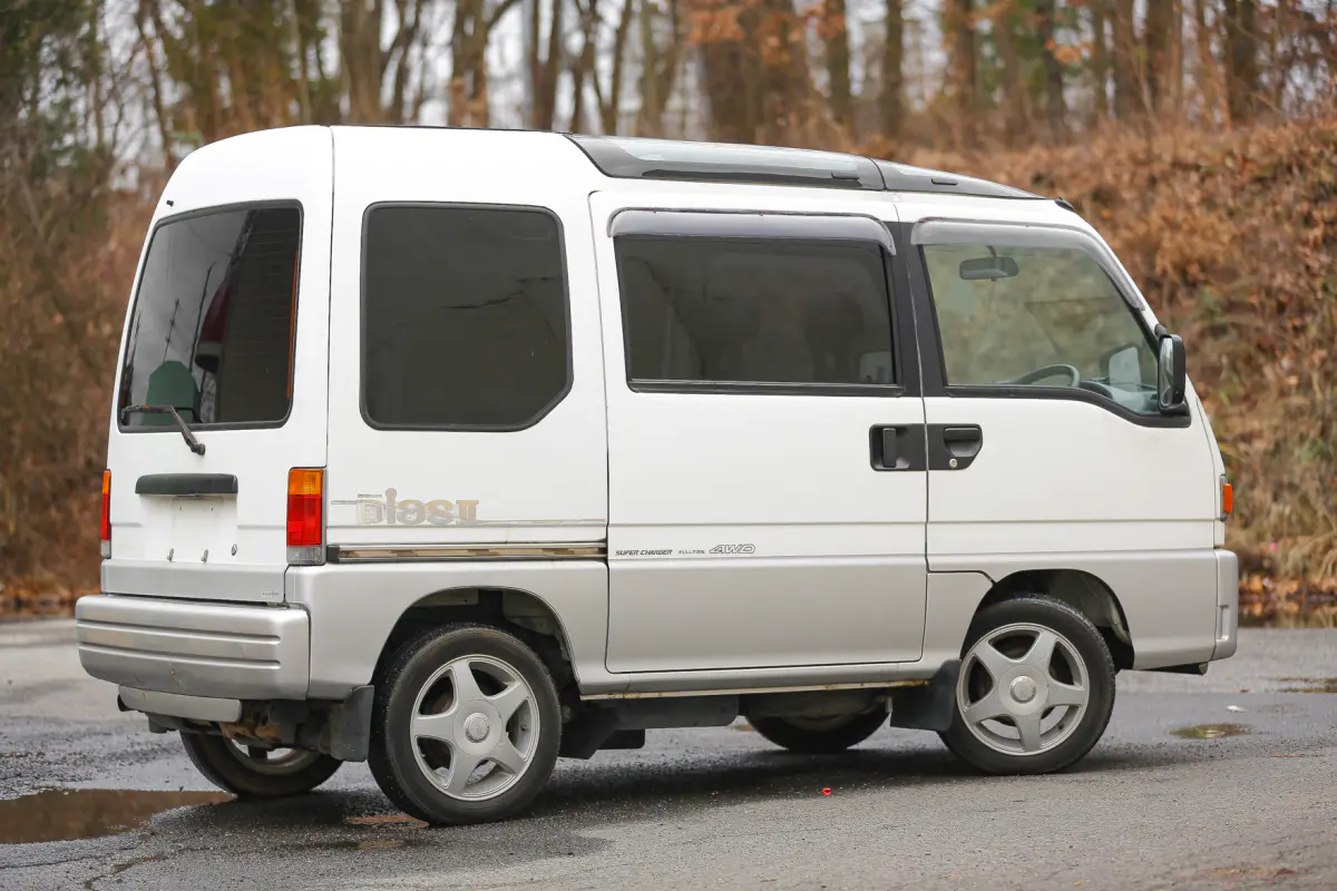 1995 Subaru Sambar Diaz II Supercharged, a Kei Van, for sale at Street Legal Mini Trucks in Philadelphia, PA (photo 4 of 12)