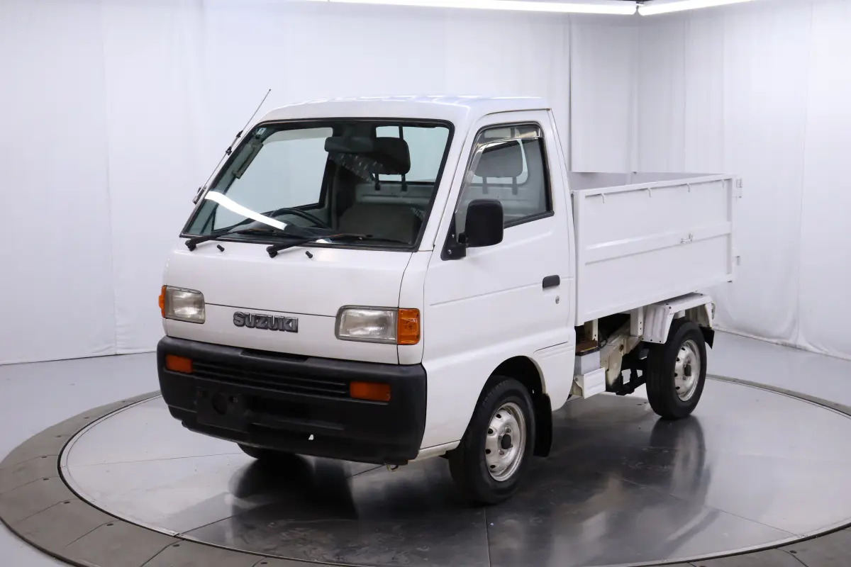 1995 Suzuki Carry Dump Bed, a white Kei Truck, for sale at Duncan Imports & Classic Cars in Christiansburg, VA (photo 2 of 55)