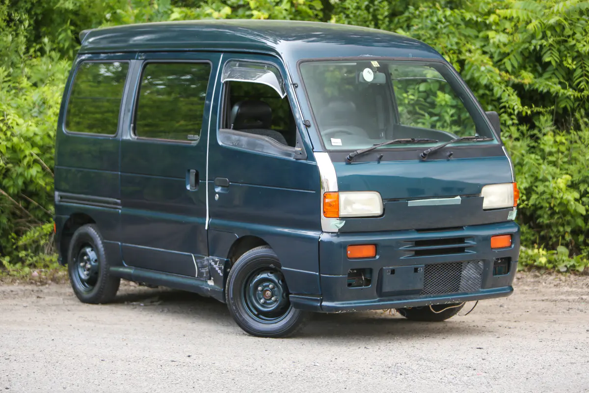 1995 Suzuki Every Joy Pop Turbo, a Kei Van, for sale at Street Legal Mini Trucks in Philadelphia, PA (photo 1 of 12)