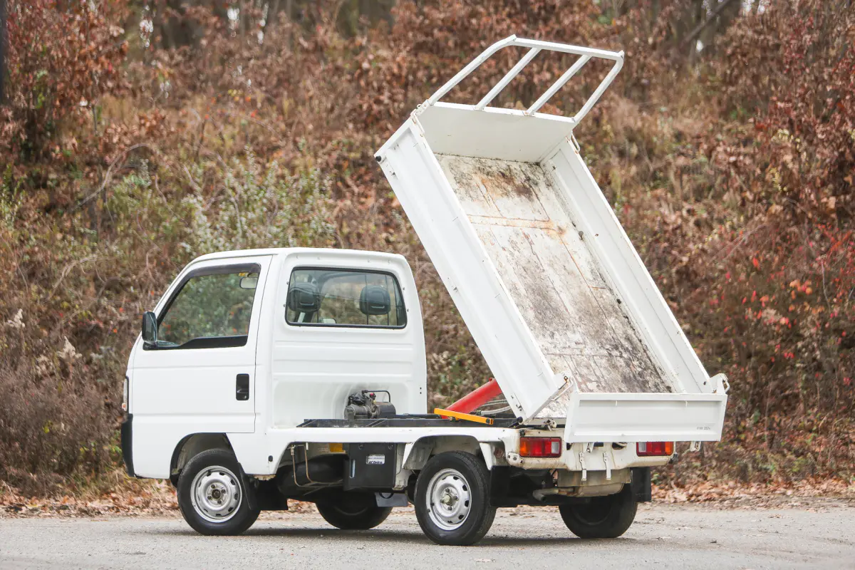 1996 Honda Acty Dump 2, a Kei Truck, for sale at Street Legal Mini Trucks in Philadelphia, PA (photo 6 of 12)