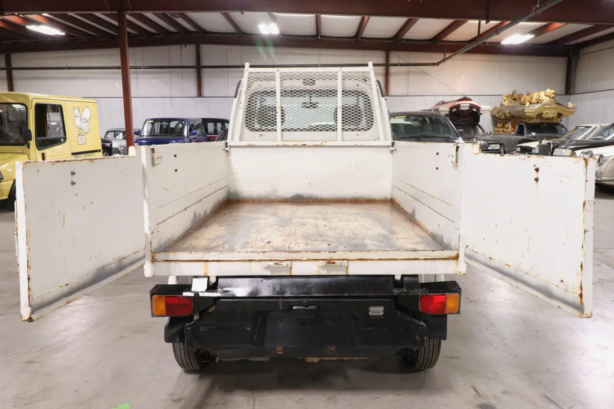 1996 Subaru Sambar 4x4 Kei Truck, cargo bed with open tailgate, for sale at Duncan Imports in Christiansburg, VA
