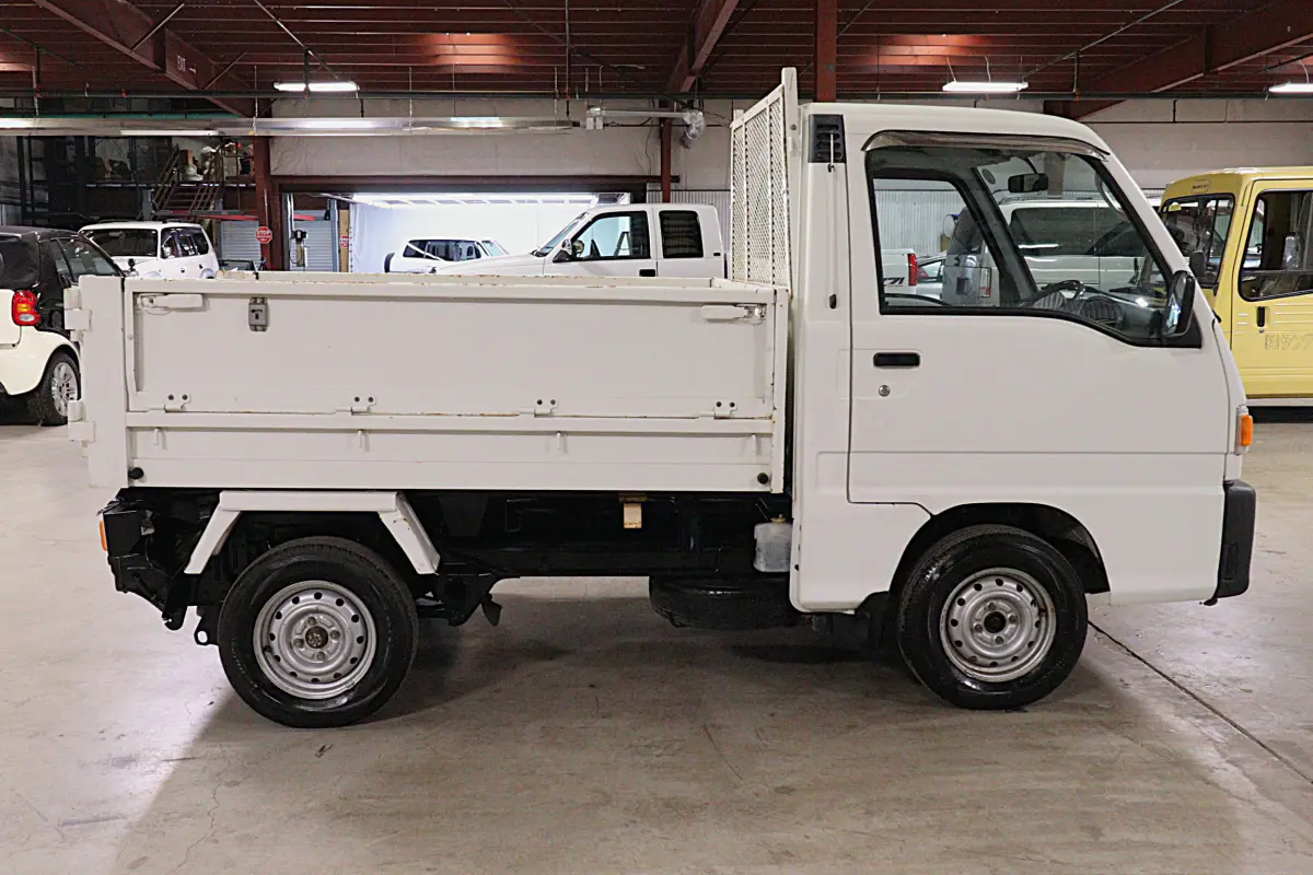 1996 Subaru Sambar 4x4 Kei Truck, side view, for sale at Duncan Imports in Christiansburg, VA