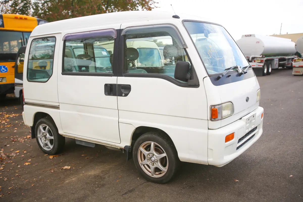 1996 Subaru Sambar Van, a Kei Van, for sale at Street Legal Mini Trucks in Philadelphia, PA (photo 1 of 12)