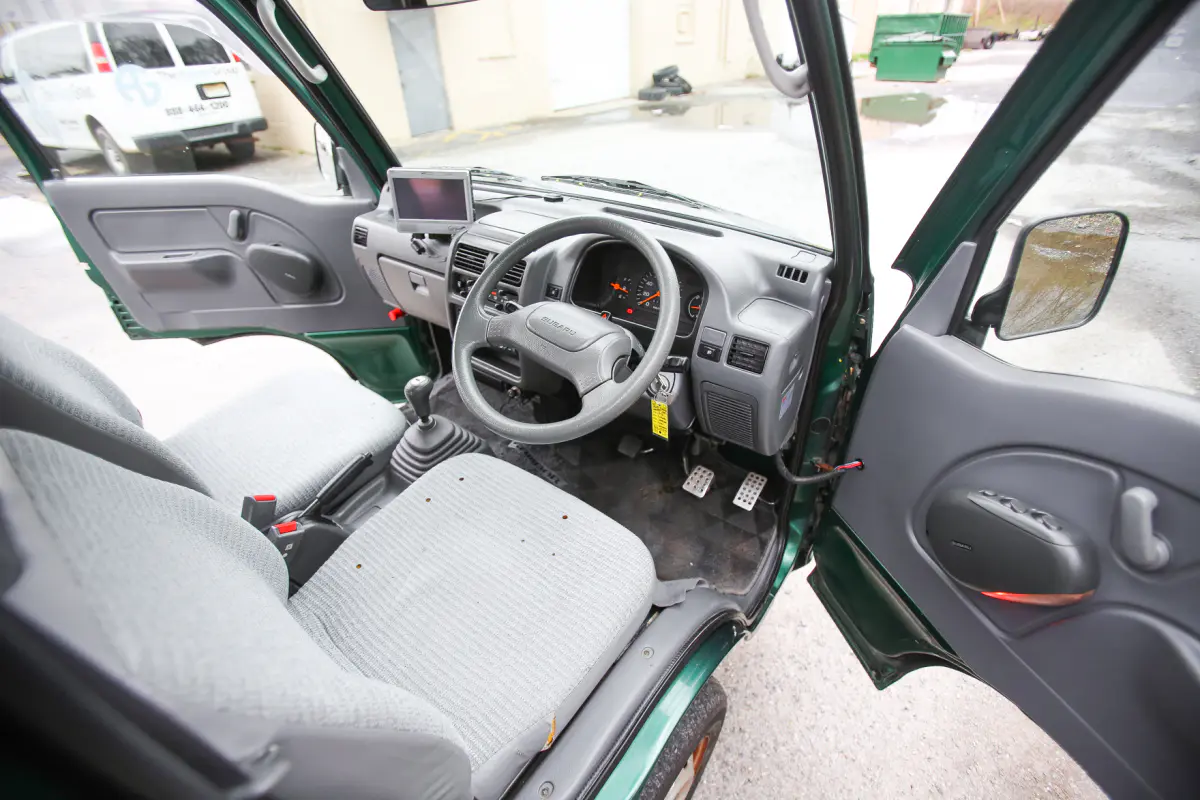 1996 Subaru Sambar Van 4WD, a Kei Van, for sale at Street Legal Mini Trucks in Philadelphia, PA (photo 2 of 12)