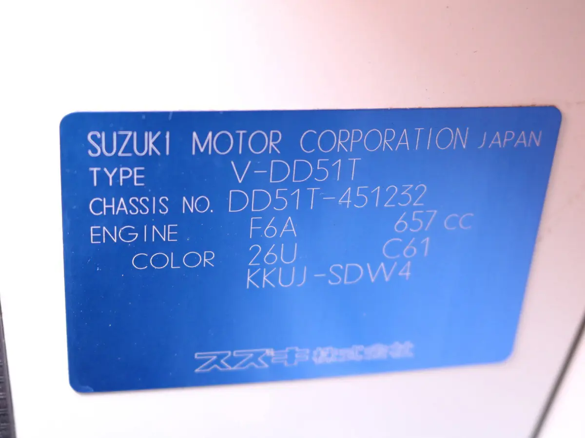 1996 Suzuki Carry, a white Kei Truck, for sale at Duncan Imports & Classic Cars in Christiansburg, VA (photo 41 of 41)